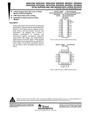 SN74LS241N DIP-20