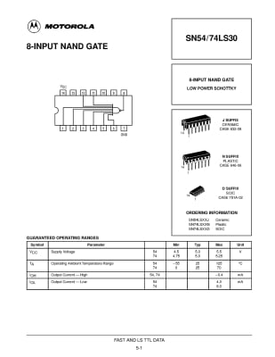 SN74LS30 DIP-14