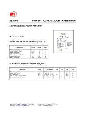 2SA769 TO-220