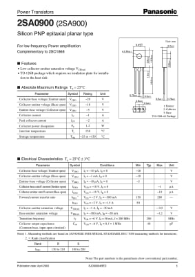 2SA900 TO-126