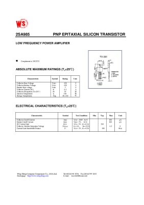 2SA985 TO-220