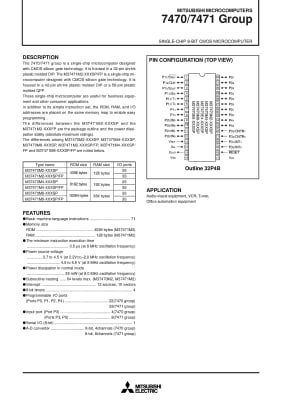 M37471M2-128SP DIP-32