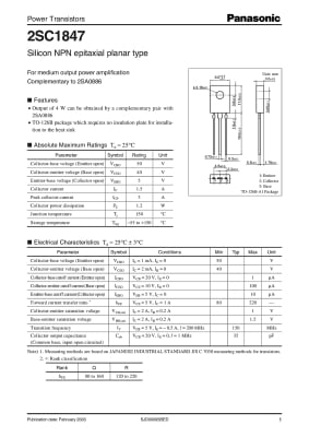 2SC1847 TO-126