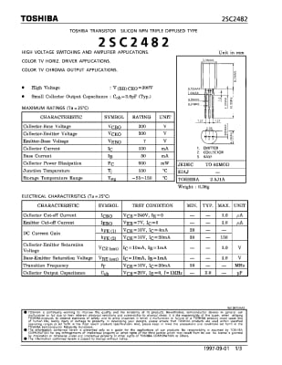 2SC2482 TO-92B