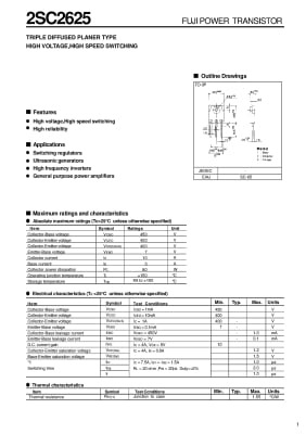 2SC2625 TO-3P