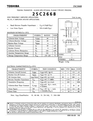 2SC2668 TO-92