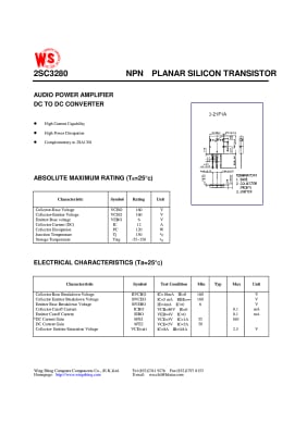 2SC3280 TO-264 Original