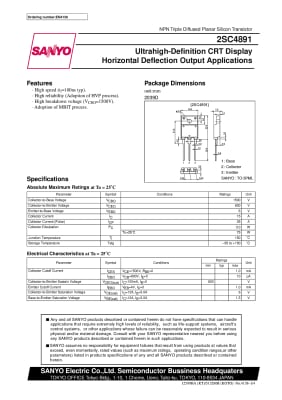 2SC4891 TO-3PF