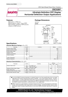 2SC5297 TO-3PF Original