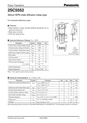 2SC5552 TO-3PF