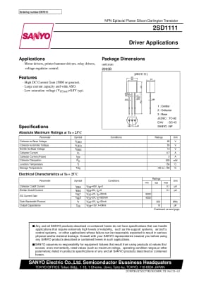 2SD1111 TO-92
