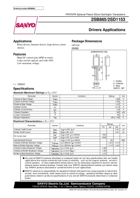 2SD1153 TO-92