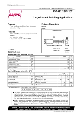 2SD1207 TO-92M