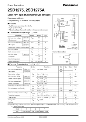 2SD1275A