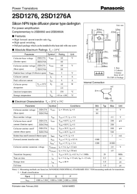 2SD1276 TO-220F