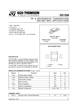 2SD1398 TO-3P