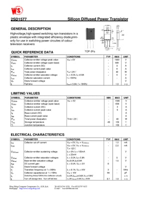 2SD1577 TO-3PF