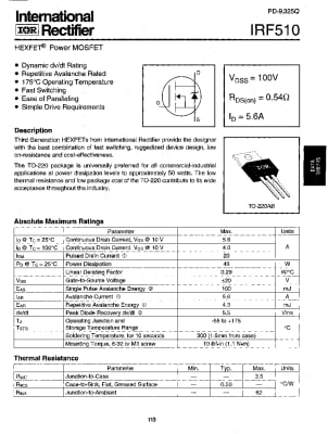 IRF510 TO-220