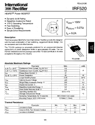 IRF520 TO-220