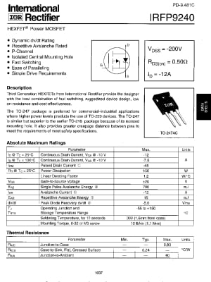 IRFP9240 TO-247