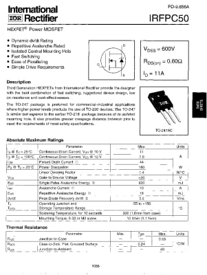 IRFPC50 TO-247