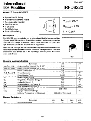 IRFD9220 SDIP-4