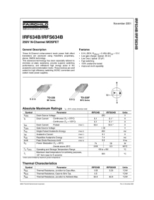 IRFS634B TO-220F