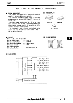 NJU3711D DIP-14