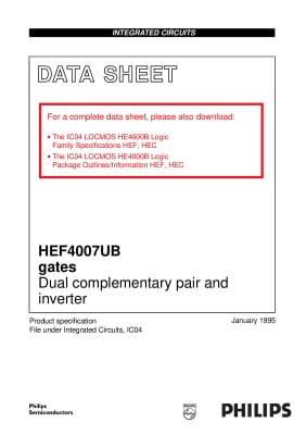 TC4007UBE CD4007UB DIP-14