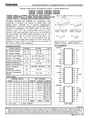 TC4051BP DIP-16