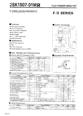 2SK1507 TO-220F