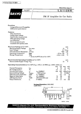 LA1150N SIP-8