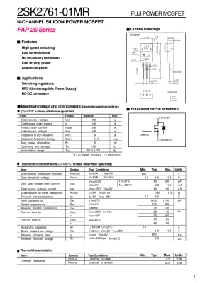 2SK2761 TO-220F