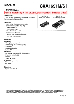 CXA1182S MDIP-48