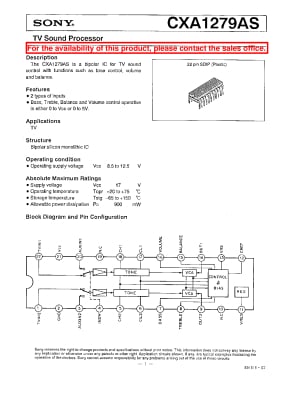 CXA1279AS