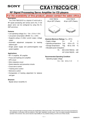 CXA1782BQ