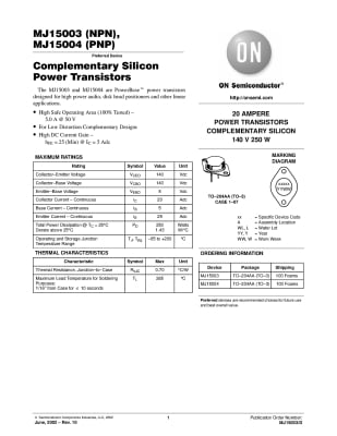 MJ15004 TO-3