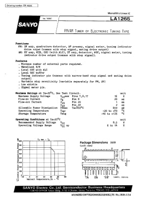 LA1265 DIP-22