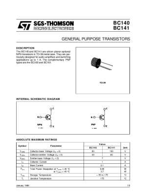 BC141 TO-39