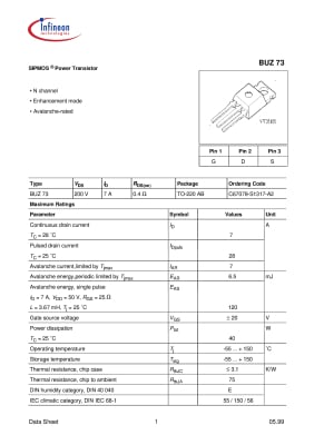 BUZ73A TO-220