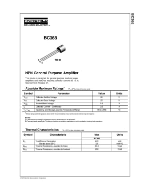 BC368 TO-92