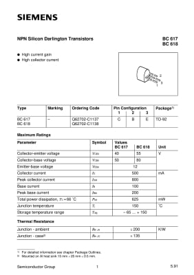 BC618 TO-92