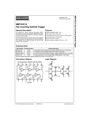 SN74HC14B1 DIP-14