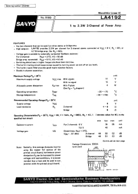 LA4192 HDIP-12