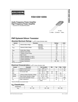 2SA1220 TO-126