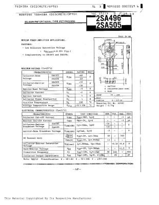 2SA496 TO-126