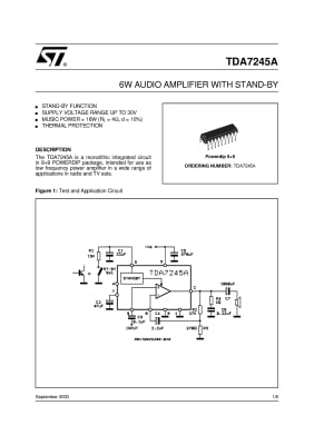 TDA7245 DIP-18