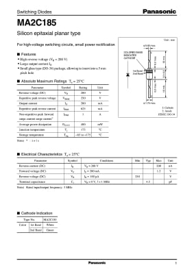 MA185TA MA2C185 DO-34