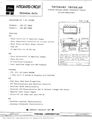 TA7681AP DIP-24