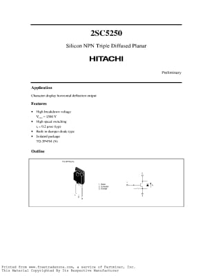 2SC5250 TO-3PF